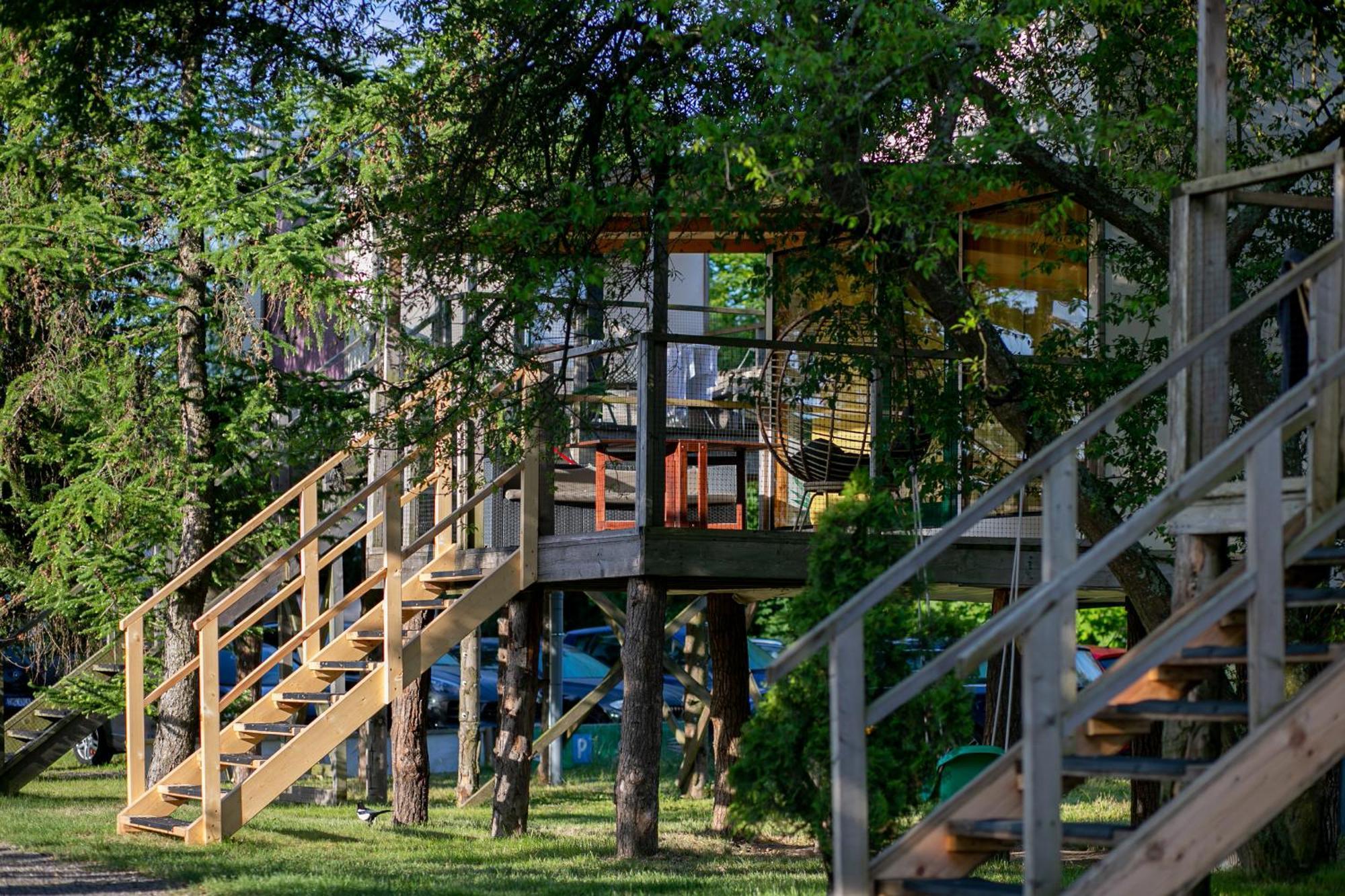 Herbals - Tree&Lake Houses With Bath, Sauna, Bikes, Motorboat Mielno  Szoba fotó